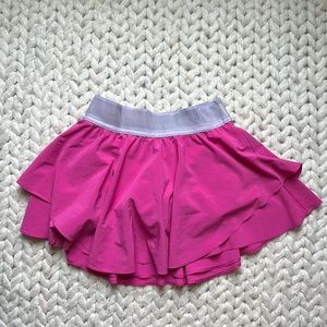 Lululemon Sonic Pink Court Rival High-Rise Skirt